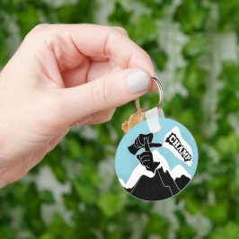 Chaveiro Carimbo - Design ASL