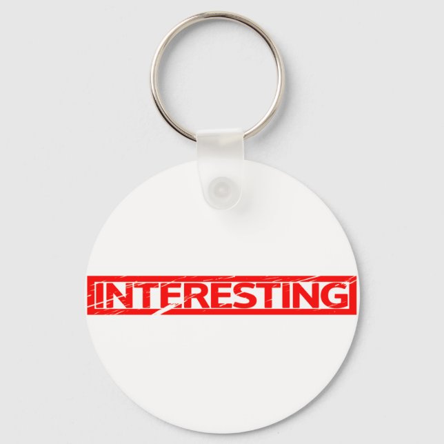 Chaveiro Carimbo Interessante (Frente)