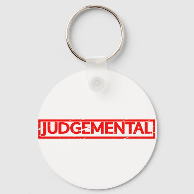 Chaveiro Carimbo Judgmental (Frente)