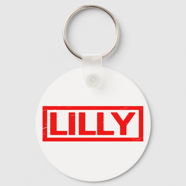 Chaveiro Carimbo Lilly (Frente)