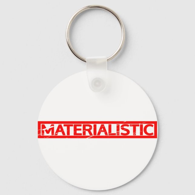 Chaveiro Carimbo materialista (Frente)