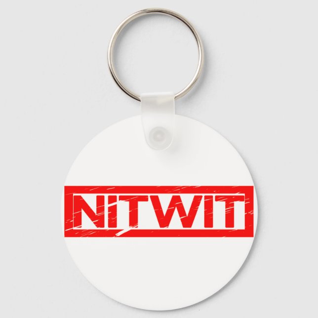 Chaveiro Carimbo Nitwit (Frente)