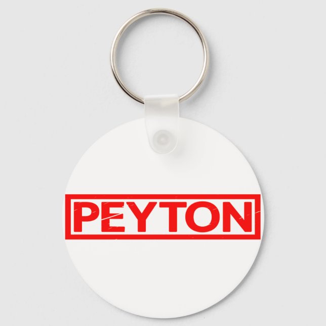 Chaveiro Carimbo Peyton (Frente)