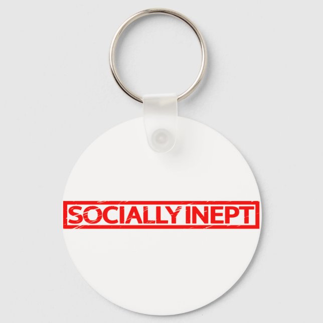 Chaveiro Carimbo socialmente inserido (Frente)