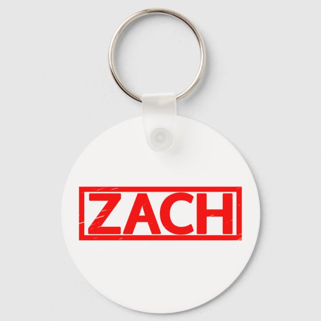 Chaveiro Carimbo Zach (Frente)