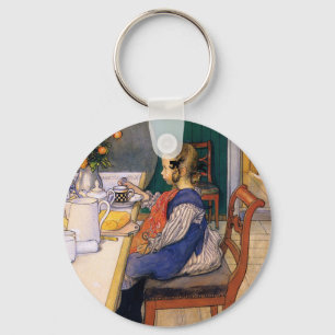 Chaveiro Carl Larsson, um café da manhã infeliz da últim