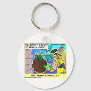 Chaveiro Carmen Mirand Age Dons e Coleções Engraçados