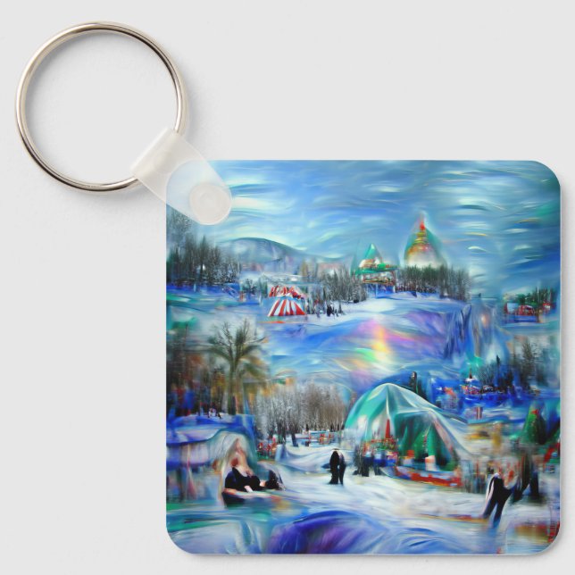 Chaveiro Carnaval de inverno (Frente)