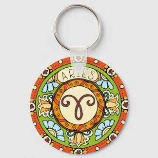 Chaveiro Carneiro Sternzeichen Mandala alegre