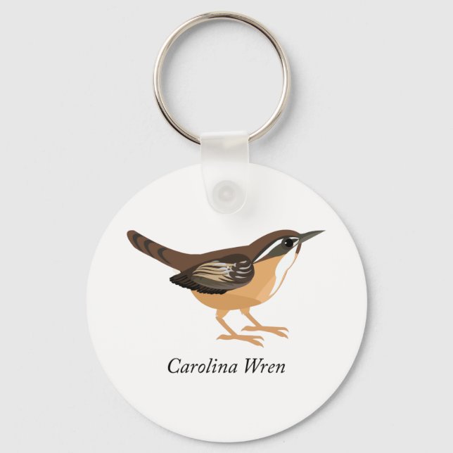 Chaveiro Carolina Wren (Frente)