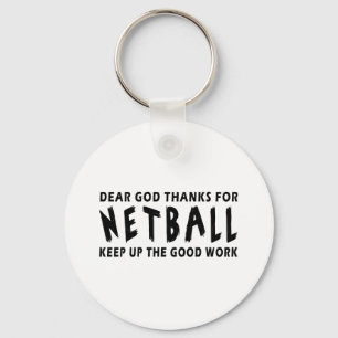Chaveiro Caros obrigados do deus para o Netball
