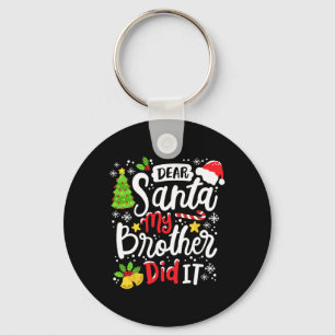 Chaveiro Caros Papais noeis, Meu Irmão Fez Um Jogo De Natal