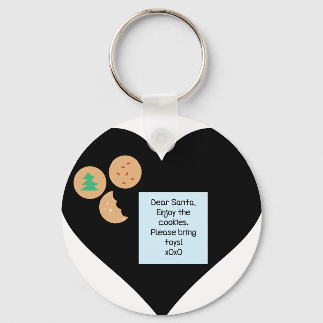 Chaveiro Caros Papais noeis - Traga Brinquedos (Frente)