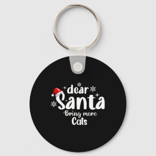 Chaveiro Caros Papais noeis Trazem Mais Gatos Feliz Natal