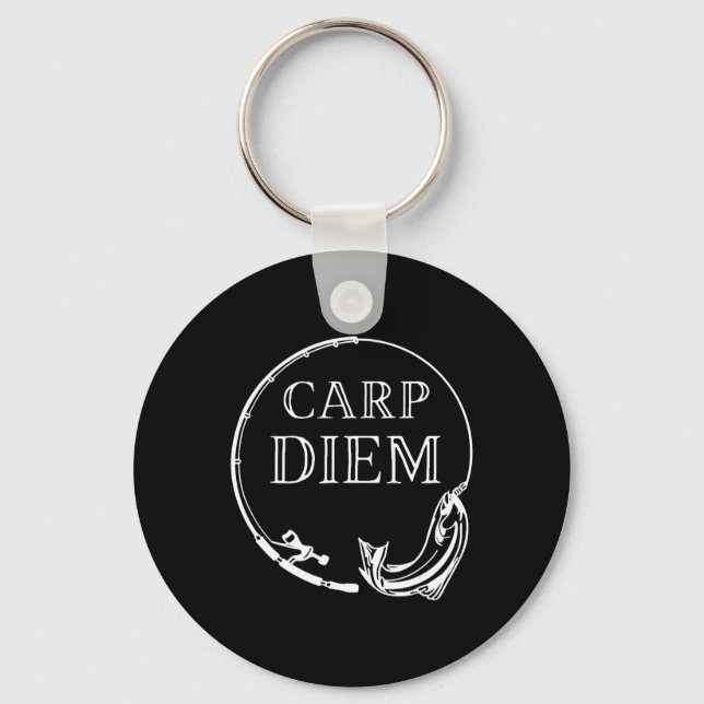 Chaveiro Carp Diem Agarra A Carpa Engraçada Diem (Frente)