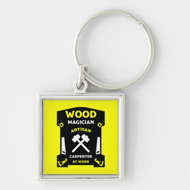 Chaveiro Carpintaria E Madeira (Frente)