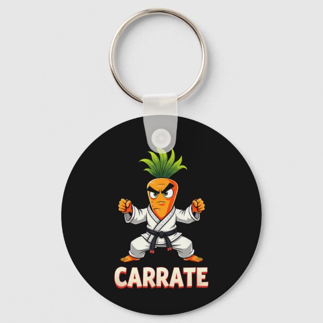 Chaveiro Carrate Karate Carrot Mma Students Trainer _1  (Frente)