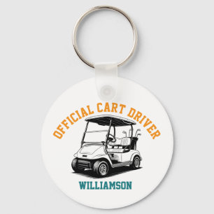 Chaveiro Carrinho de Golfe Engraçado Personalizado
