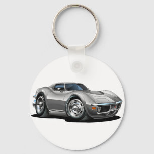 Chaveiro Carro 1968-72 de prata de Corveta