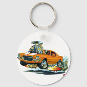 Chaveiro Carro 1970-72 Alaranjado-Branco de Camaro