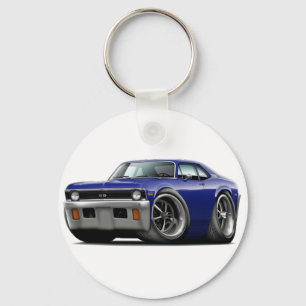 Chaveiro Carro 1971-72 azul escuro da nova