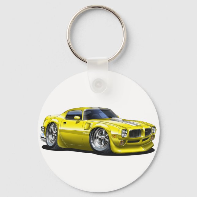 Chaveiro Carro Amarelo Trans Am 1970/72 (Frente)