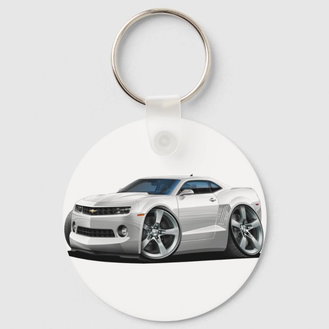 Chaveiro Carro Branco Camaro 2010-12 (Frente)
