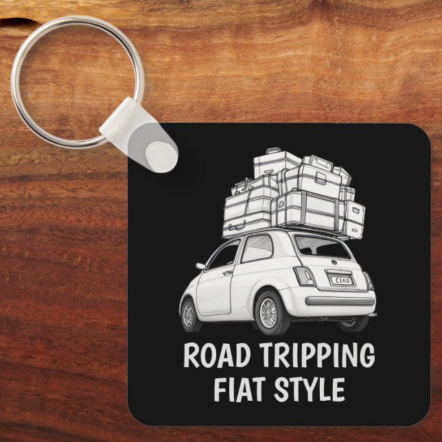 Chaveiro Carro branco Fiat (Frente)