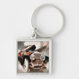 Chaveiro Carro contra o trem por William Harnden adoptivo