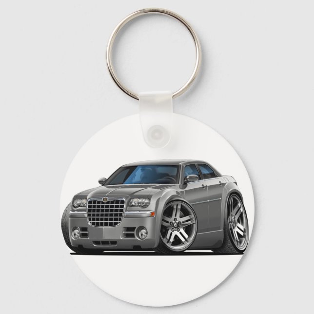 Chaveiro Carro de Cinza Chrysler 300 (Frente)