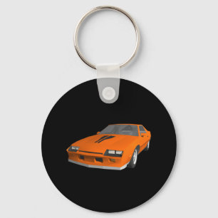 Chaveiro carro de esportes de 80s Camaro: modelo 3D:
