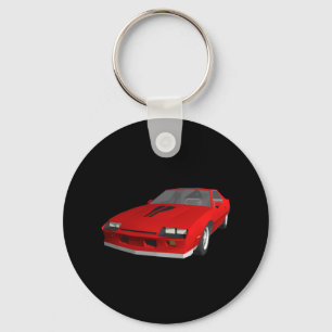 Chaveiro carro de esportes de 80s Camaro: modelo 3D: