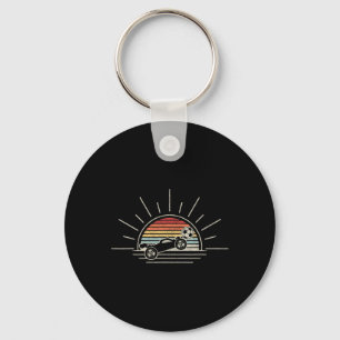 Chaveiro Carro de Futebol de Foguete Vintage Retro