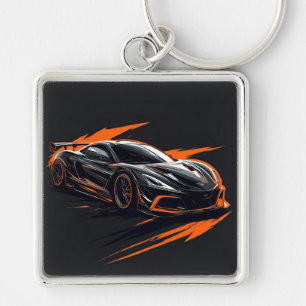 Chaveiro Carro Esportivo Estilizado