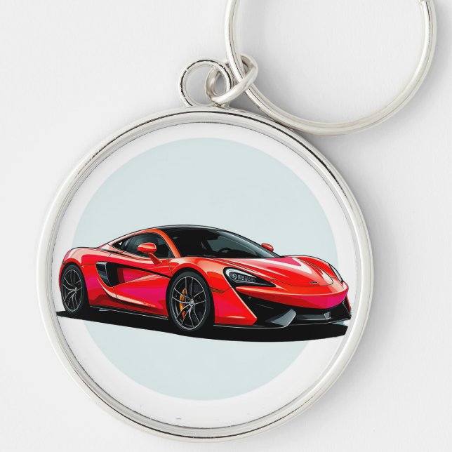 Chaveiro Carro Esportivo Moderno (Frente)