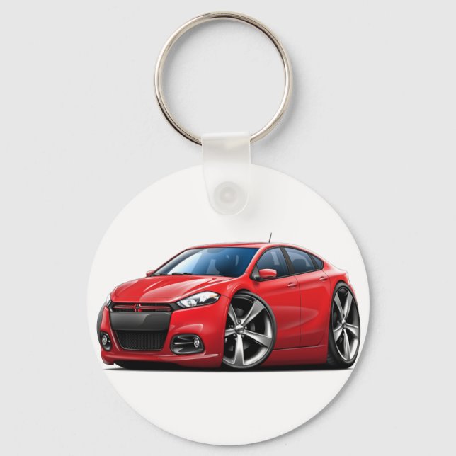 Chaveiro Carro-Grill-Vermelho-Negro-Dart (Frente)