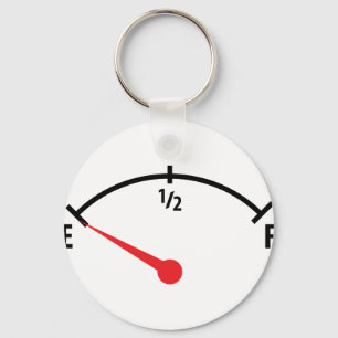 Chaveiro carro indicador do reservatório de combustível vaz