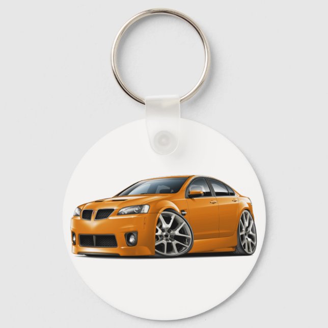Chaveiro Carro Laranja Pontiac G8 GXP (Frente)