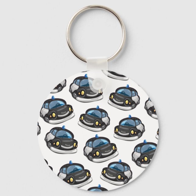 Chaveiro Carro-policial vintage (Frente)