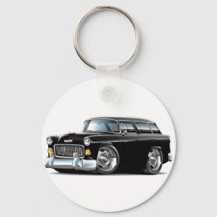 Chaveiro Carro Preto Chevy Nomad, 1955