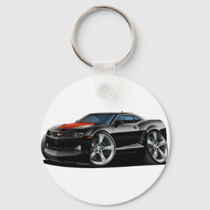 Chaveiro Carro Preto-Vermelho Camaro 2010-12
