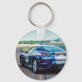 Chaveiro Carro Race Azul