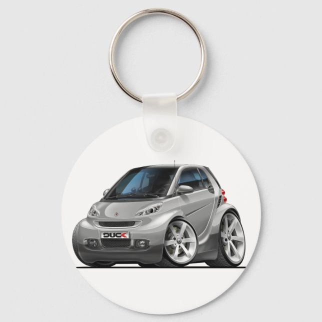 Chaveiro Carro Silver Smart (Frente)