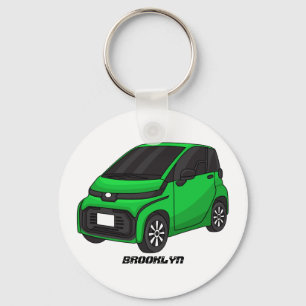 Chaveiro Carro verde e fino