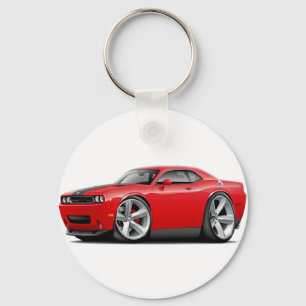 Chaveiro Carro Vermelho-Preto do desafiador SRT8