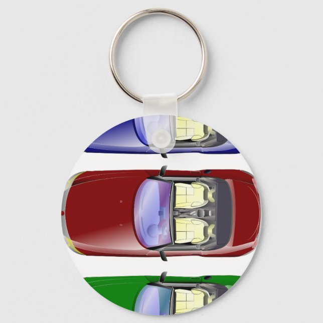 Chaveiro Carros coloridos (Frente)