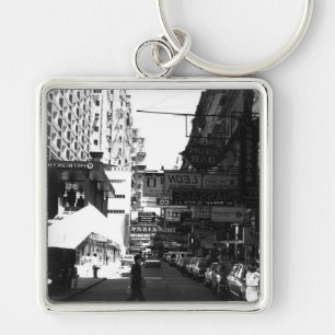 Chaveiro Carros da cidade da rua de China Hong Kong do