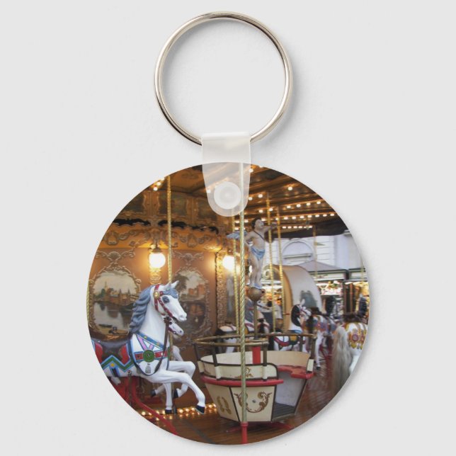 Chaveiro Carrossel de feira vintage (Frente)