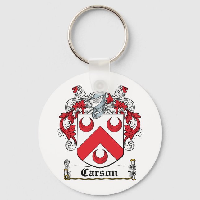 Chaveiro Carson Family Crest (Frente)