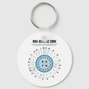 Chaveiro Carta de código genético do ADN